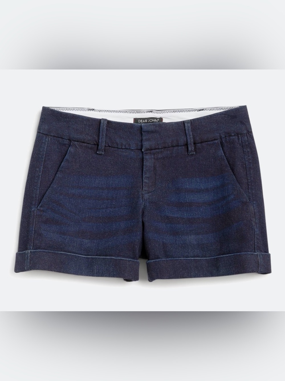 Dear John Finnegan Roll Cuff Denim Shorts